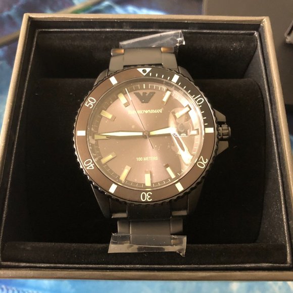 Emporio Armani AR11398 Men's Dress Watch with Stainless Steel Band - Picture 2 of 4